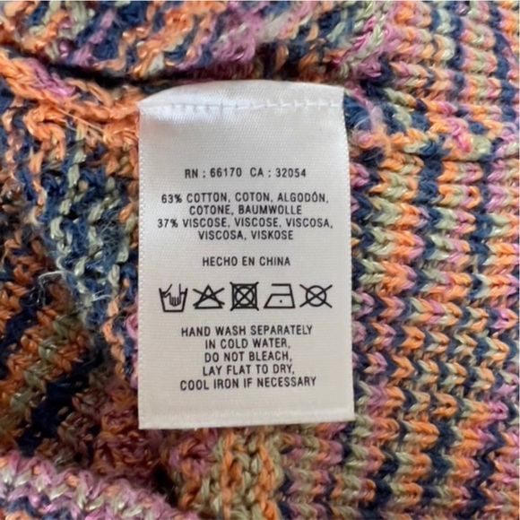 Sparrow Marled Multicolor Knit Sweater - Picture 6 of 6